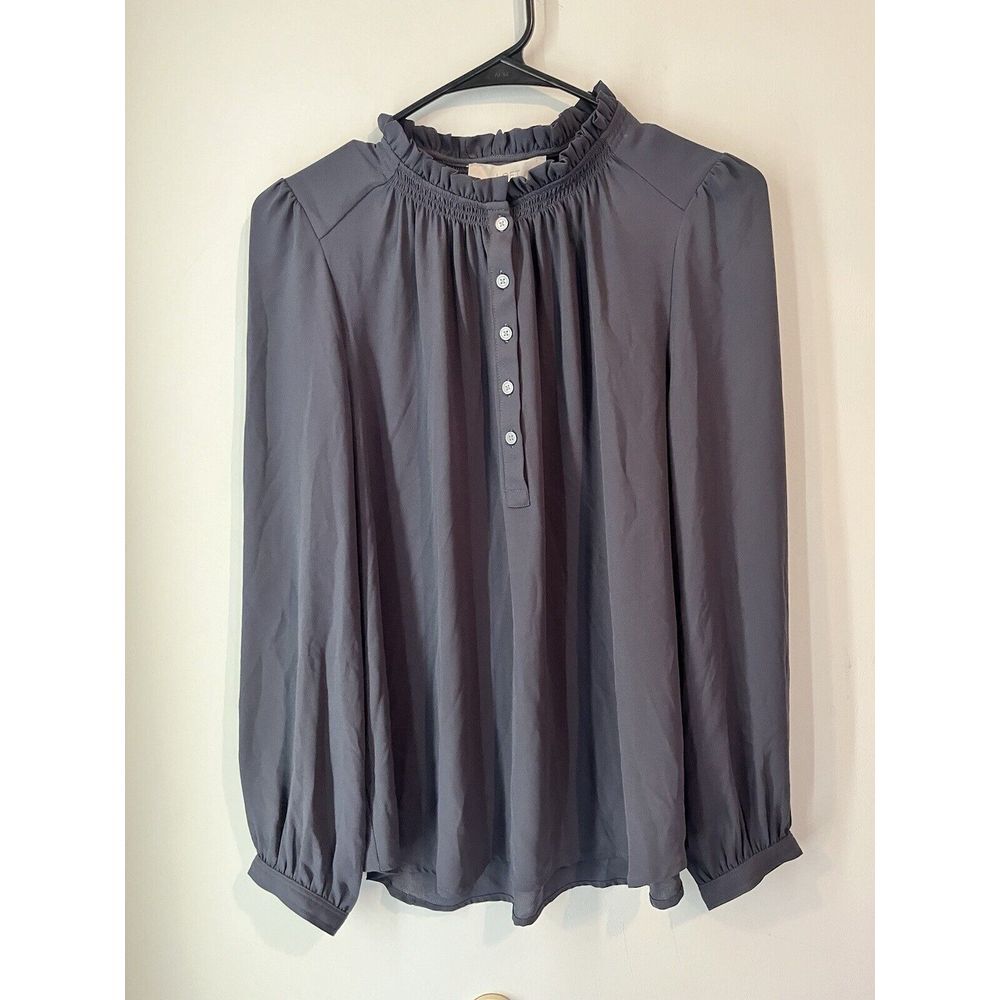 Ann Taylor Gray Blouse